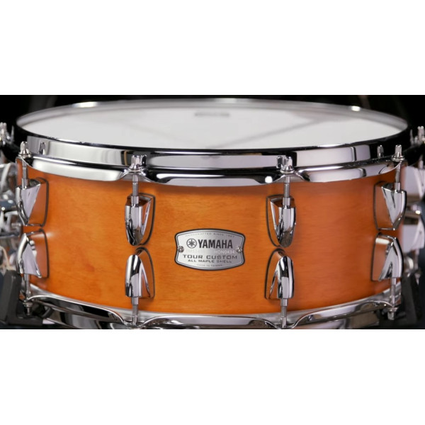 Малий барабан YAMAHA TMS1455 Tour Custom Snare Drum 14"x5.5" (Caramel Satin)
