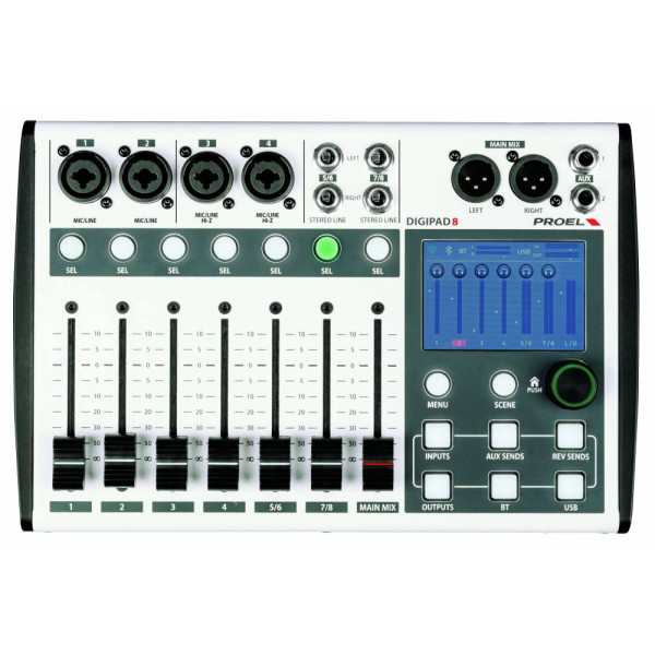 Цифровий мікшерний пульт PROEL DIGIPAD8