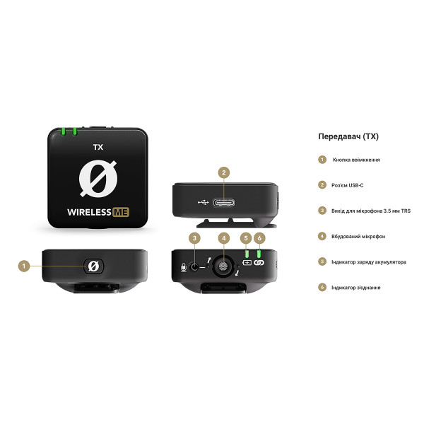 Радіосистема для відео RODE Wireless ME Dual