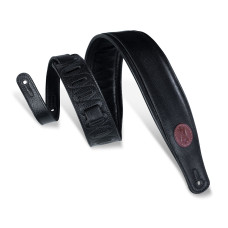 Гітарний ремінь LEVY'S MSS2-BLK Signature Legacy Series (Black)