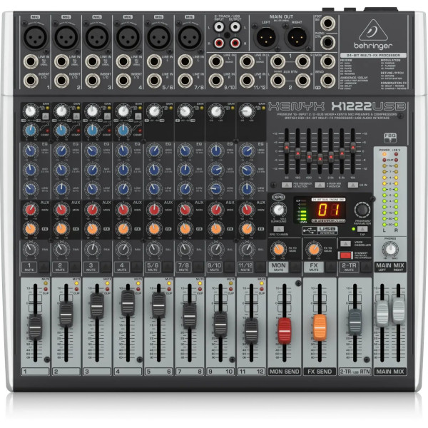 Мікшерний пульт BEHRINGER XENYX X1222USB