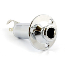 Джек стерео мама гітарний PAXPHIL LJ35 SCREW MOUNT STEREO ENDPIN JACK (CHROME)
