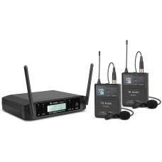 Радіосистема з двома петличними мікрофонами HL AUDIO GLXD4 Lavalier