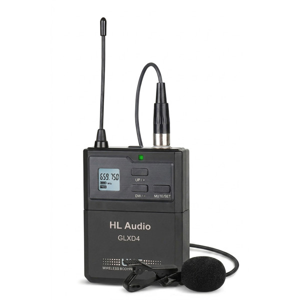 Радіосистема з двома петличними мікрофонами HL AUDIO GLXD4 Lavalier