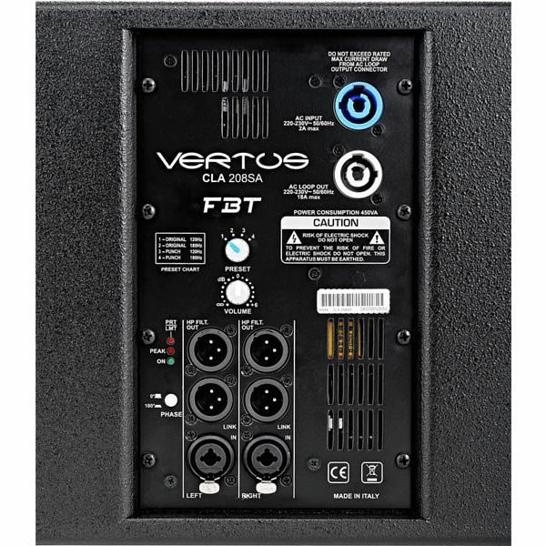 Активний сабвуфер FBT Vertus CLA 208SA
