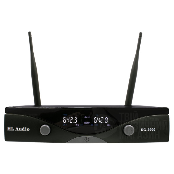 Радіосистема з двома ручними мікрофонами HL AUDIO DG-2000