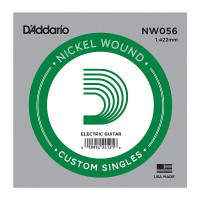 Струна для електрогітари D'ADDARIO NW056 XL Nickel Wound 056