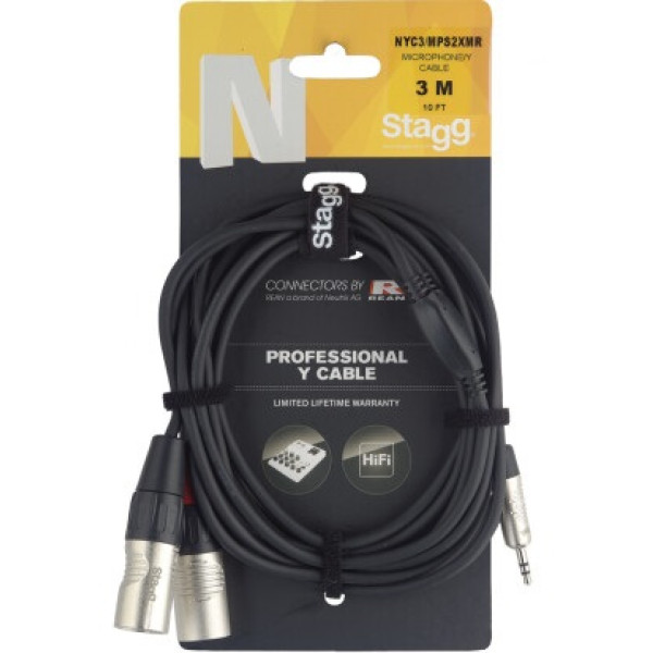 Інсертний кабель STAGG NYC3/MPS2XMR