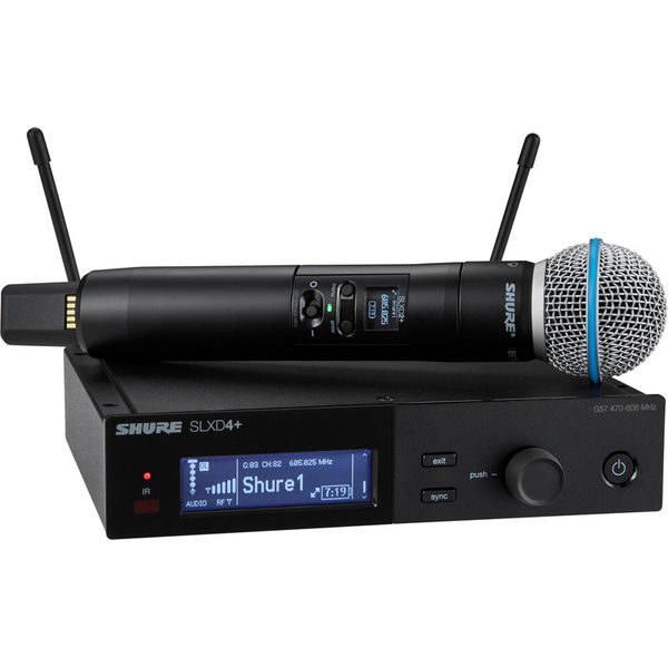Радіосистема з ручним мікрофоном SHURE SLXD24+E/B58
