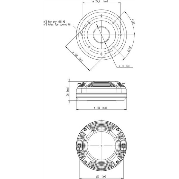 Високочастотний драйвер EIGHTEEN SOUND ND4015T2