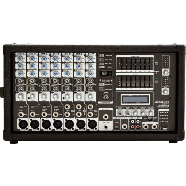 Мікшерний пульт з підсилювачем ARCTIC M760P-USB