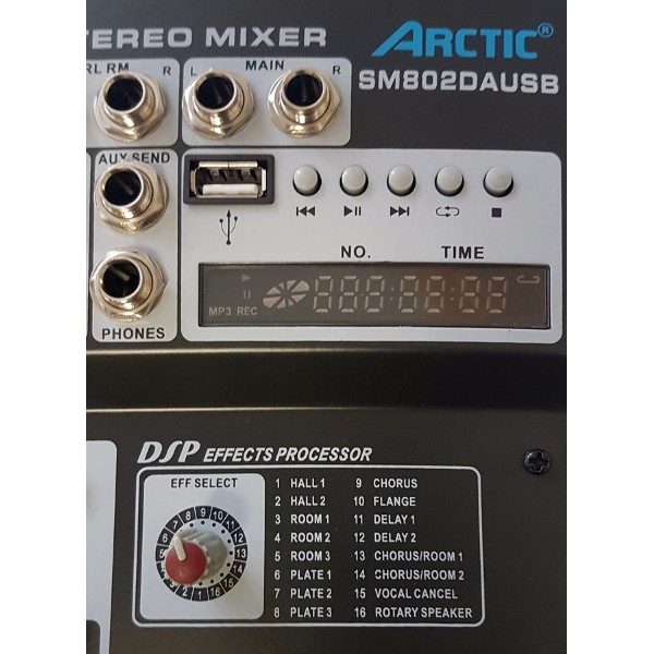 Мікшерний пульт ARCTIC SM802D USB