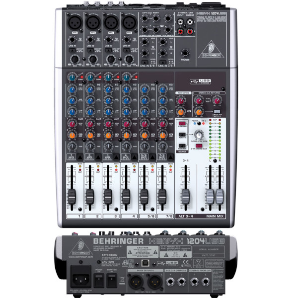 Мікшерний пульт BEHRINGER XENYX 1204USB