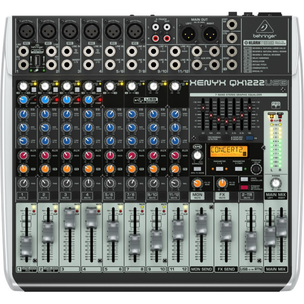Мікшерний пульт BEHRINGER XENYX QX1222USB