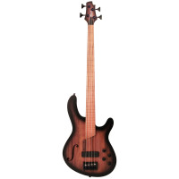 Напівакустична бас-гітара CORT B4FL MHPZ (OPEN PORE TRANS BLACK BURST)