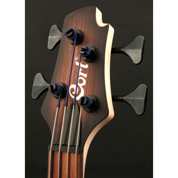 Напівакустична бас-гітара CORT B4FL MHPZ (OPEN PORE TRANS BLACK BURST)