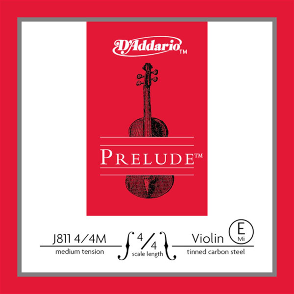 Струна мі для скрипки D'ADDARIO PRELUDE J811 Medium Tension