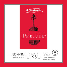 Струна ля для скрипки D'ADDARIO PRELUDE J812 Medium Tension