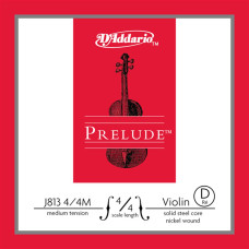 Струна ре для скрипки D'ADDARIO PRELUDE J813 Medium Tension