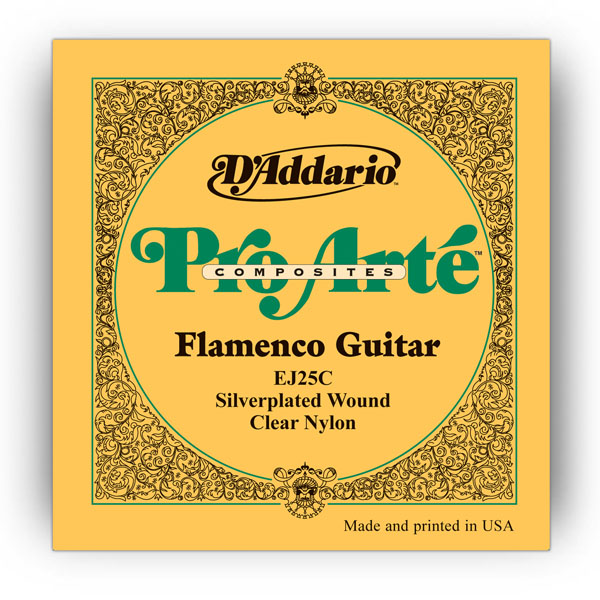 Комплект струн для класичної гітари D'ADDARIO EJ25C PRO ARTE COMPOSITES FLAMENCO CLEAR NYLON