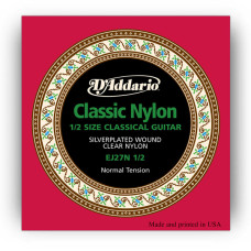 Комплект струн для класичної гітари D'ADDARIO EJ27N 1/2 STUDENT CLASSICS NORMAL TENSION 1/2