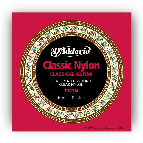 Комплект струн для класичної гітари D'ADDARIO EJ27N STUDENT CLASSICS NORMAL TENSION