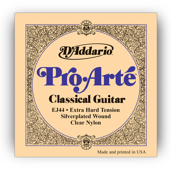 Комплект струн для класичної гітари D'ADDARIO EJ44 PRO-ARTE EXTRA-HARD TENSION