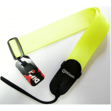 Гітарний ремінь DIMARZIO DD3100N NYLON W/LEATHER ENDS (NEON YELLOW)
