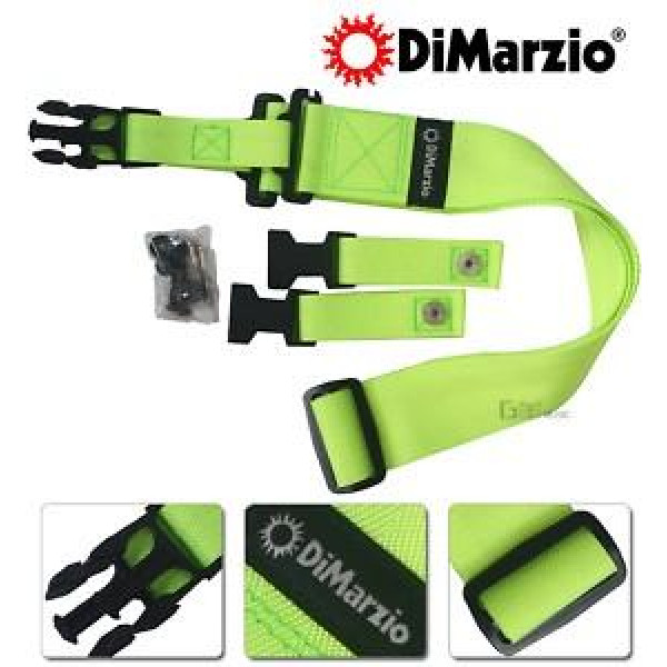 Гітарний ремінь DIMARZIO DD2200 CLIPLOCK NEON GREEN