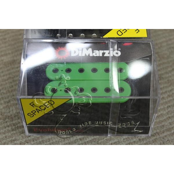Звукознімач для гітари DIMARZIO DP159FGN EVOLUTION BRIDGE (F-SPACED) GREEN