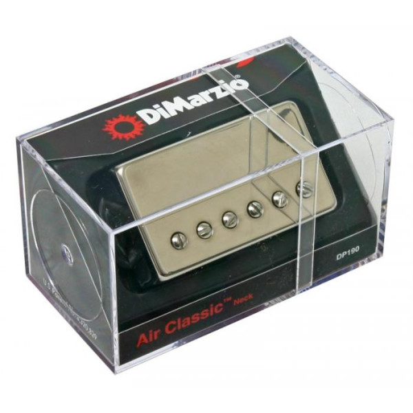 Звукознімач для гітари DIMARZIO DP190N AIR CLASSIC NECK NICKEL COVER