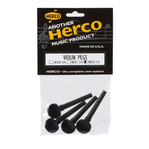 Набір кілків для скрипки DUNLOP HE922 VIOLIN PEG 1/2