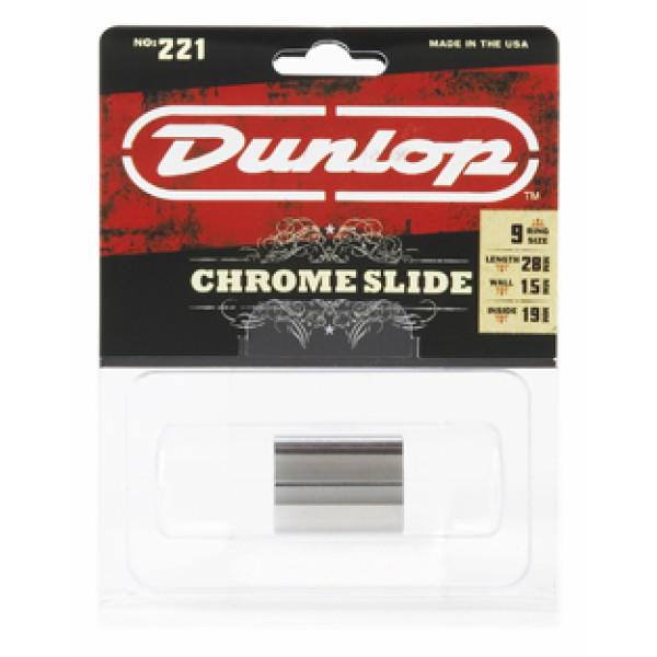 Слайдер DUNLOP 221 CHROME SLIDE MEDIUM/KNUCKLE