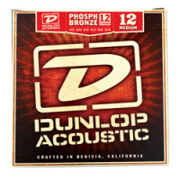 Комплект струн для акустичної гітари DUNLOP DAP1252J PHOSPHOR BRONZE MEDIUM-12 (12-52)