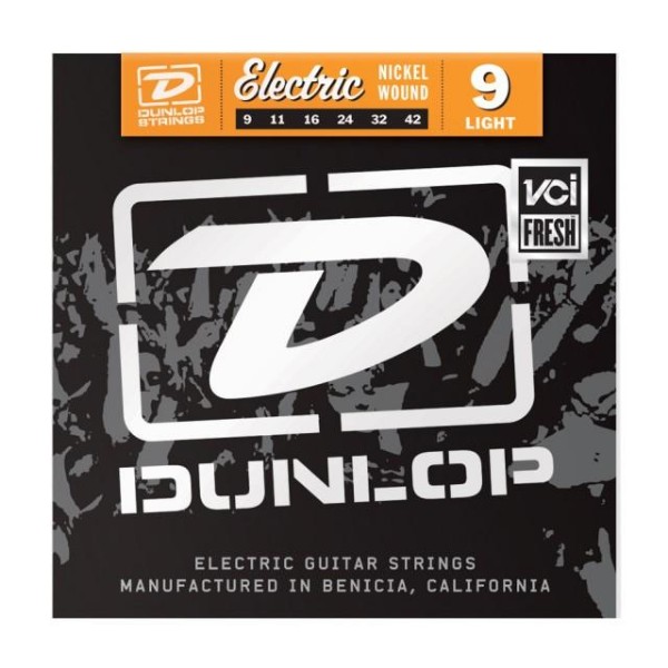 Комплект струн для електрогітари DUNLOP DEN0942 PERFORMANCE+ ELECTRIC GUITAR STRINGS (09-42)