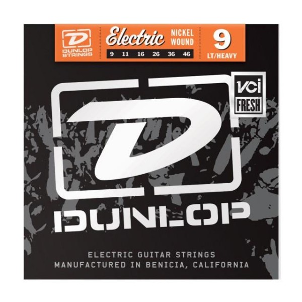 Комплект струн для електрогітари DUNLOP DEN0946 PERFORMANCE+ ELECTRIC GUITAR STRINGS (09-46)
