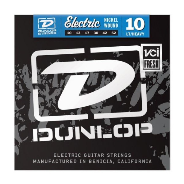Комплект струн для електрогітари DUNLOP DEN1052 PERFORMANCE+ ELECTRIC GUITAR STRINGS (10-52)
