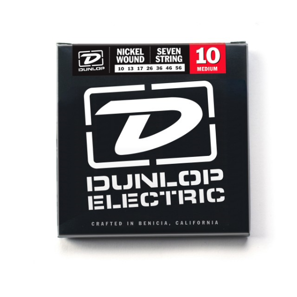 Комплект струн для електрогітари DUNLOP DEN1056 PERFORMANCE+ ELECTRIC GUITAR STRINGS 10-56 | 7-STRING