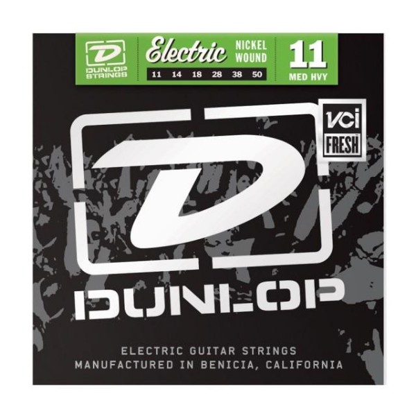 Комплект струн для електрогітари DUNLOP DEN1150 PERFORMANCE+ ELECTRIC GUITAR STRINGS (11-50)