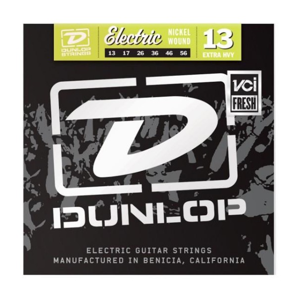 Комплект струн для електрогітари DUNLOP DEN1356 PERFORMANCE+ ELECTRIC GUITAR STRINGS (13-56)
