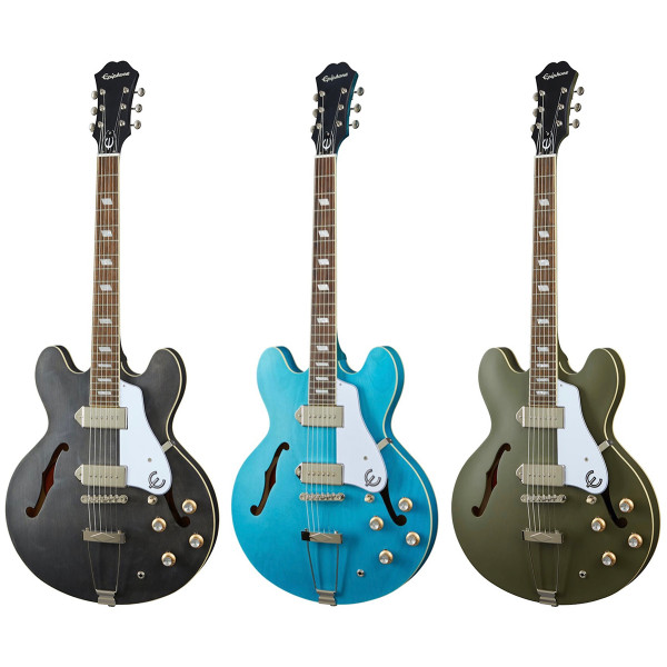 Напівакустична електрогітара EPIPHONE CASINO WORN Blue Denim