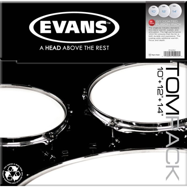 Набір пластиків EVANS ETPG1CTD-R G1 COATED ROCK