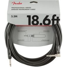 Інструментальний кабель FENDER CABLE PROFESSIONAL SERIES 18.6' ANGLED BLACK