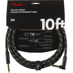 Інструментальний кабель FENDER CABLE DELUXE SERIES 10' ANGLED BLACK TWEED