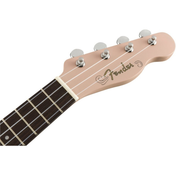 Укулеле сопрано FENDER UKULELE VENICE SOPRANO SHELL PINK
