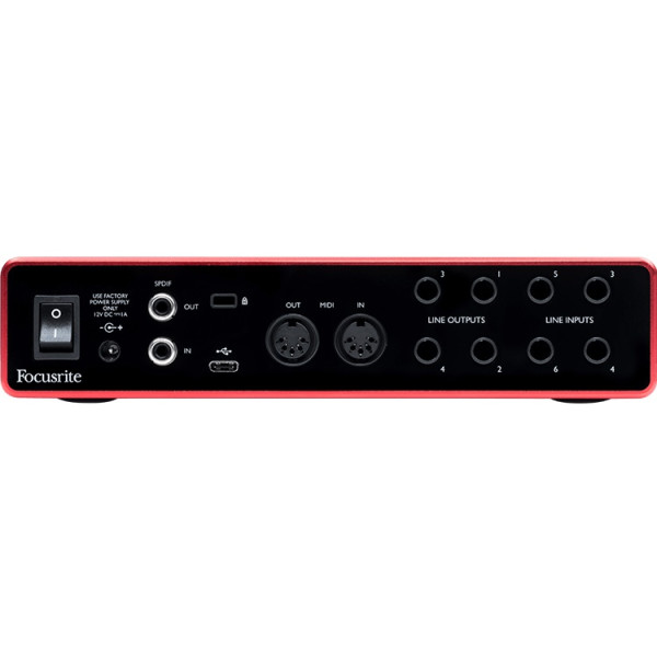 Аудіоінтерфейс FOCUSRITE Scarlett 8i6 3rd Gen