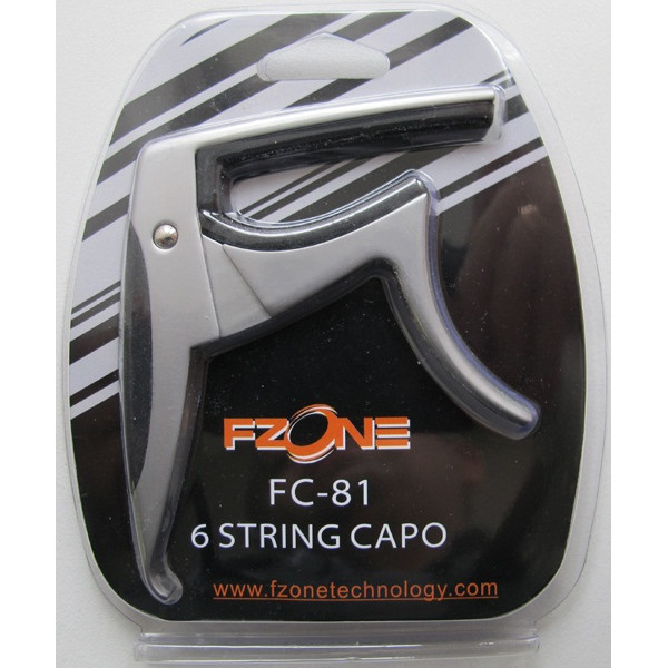 Каподастр FZONE FC-81 GUITAR CAPO (Silver)