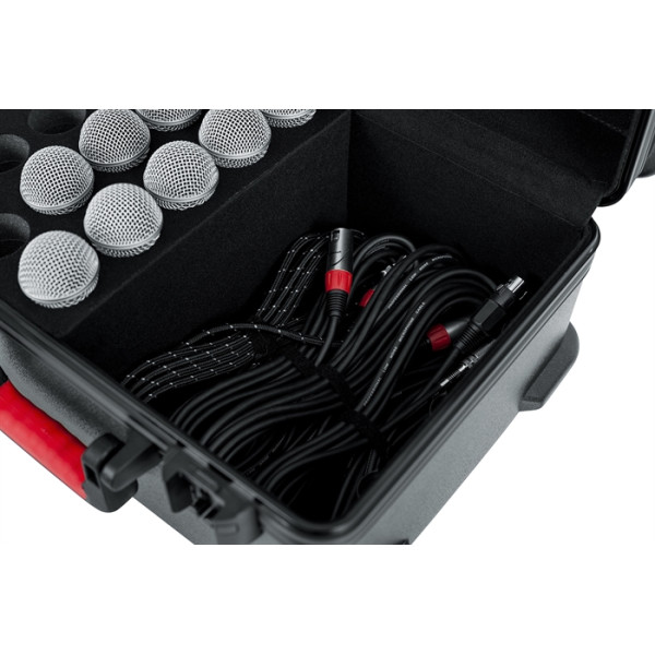 Кейс для мікрофонів GATOR GTSA-MIC15 - Case w/ Drops for 15 Mics