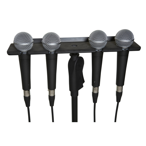 Тримач для 4 мікрофонів GATOR FRAMEWORKS GFW-MIC-4TRAY MULTI MIC HOLDER FOUR (4) MICS