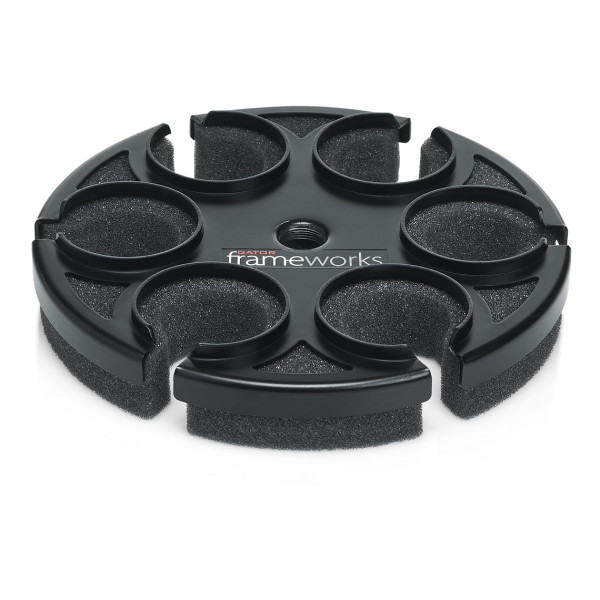 Тримач для 6 мікрофонів GATOR FRAMEWORKS GFW-MIC-6TRAY Multi Microphone Tray Holds 6 Microphones